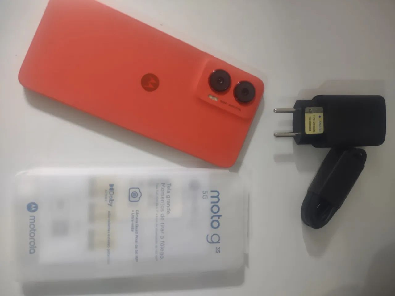 Celular MotoG35 256G 12RAM novo - Foto 4