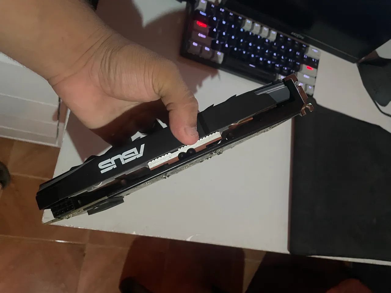 Placa de vídeo RX580 asus com defeito - Foto 3
