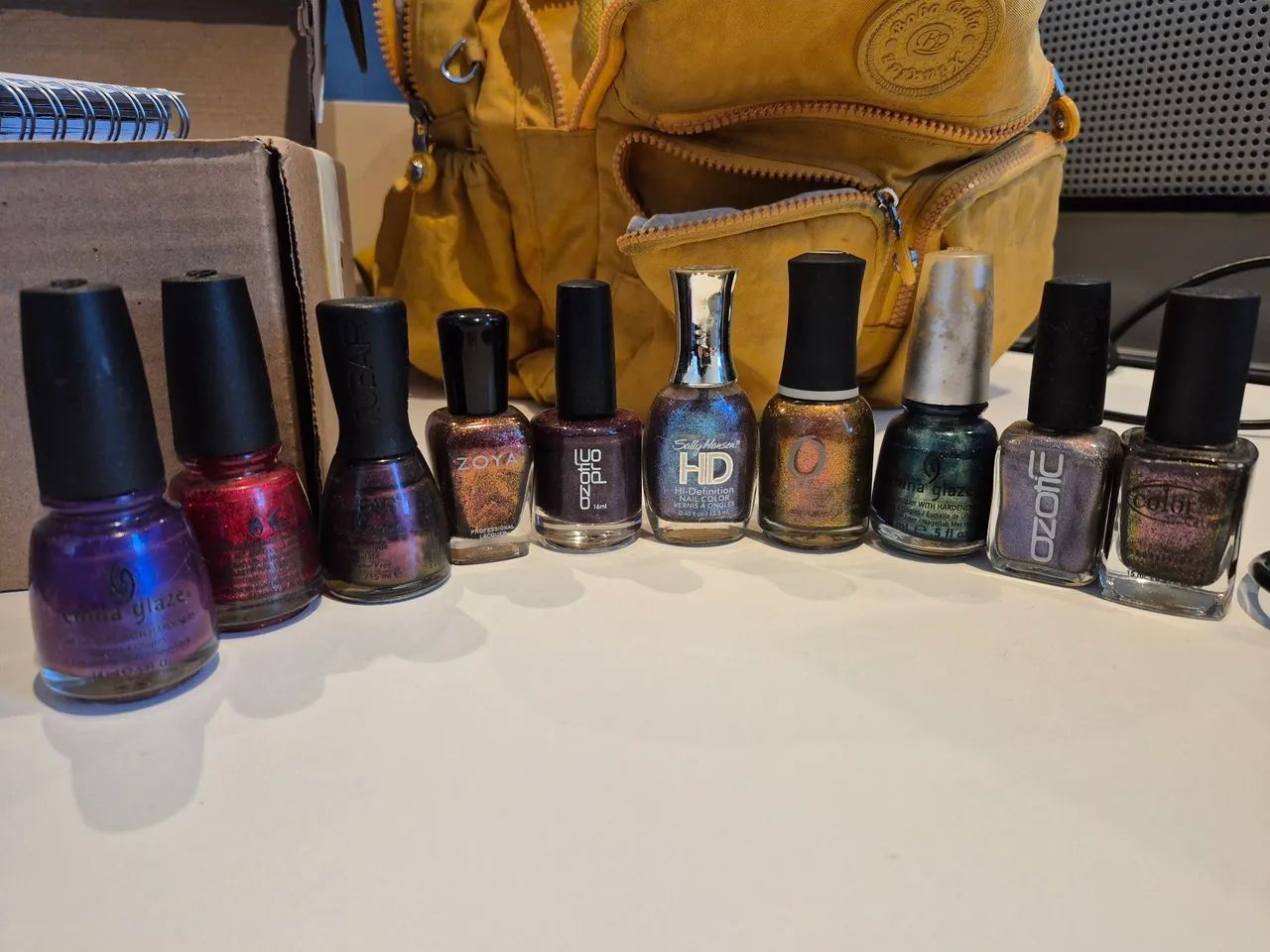 Esmaltes importados de várias preço unitário marcas