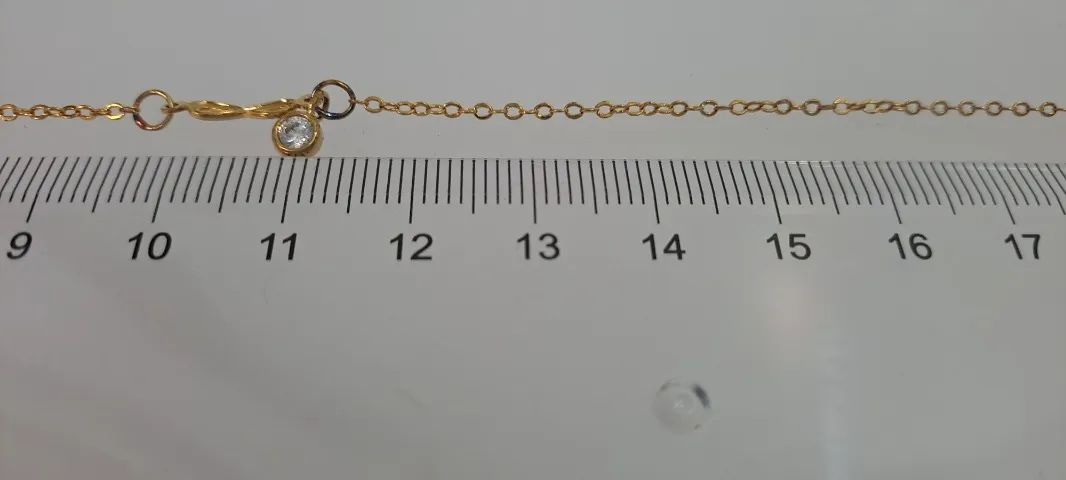 Pulseira Rommanel original infinito com zircônia - ouro 18K - Foto 3