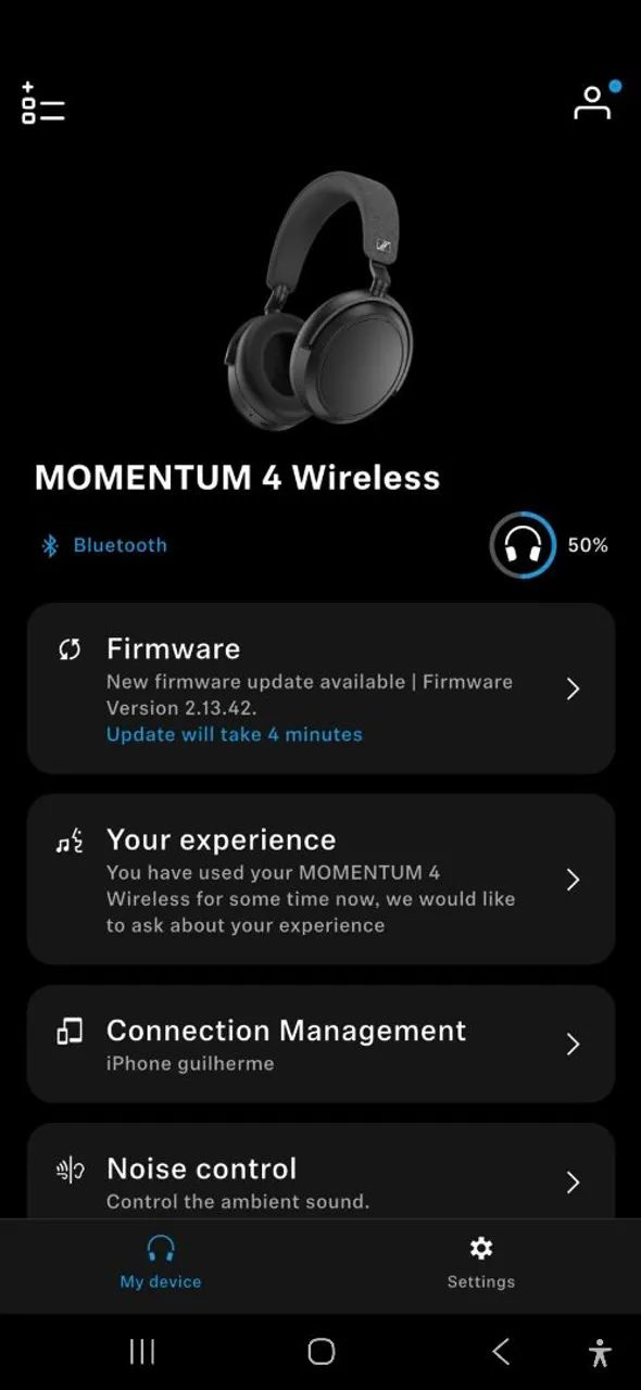 Sennheiser Momentum 4 - Headset/fone Bluetooth  - Foto 5