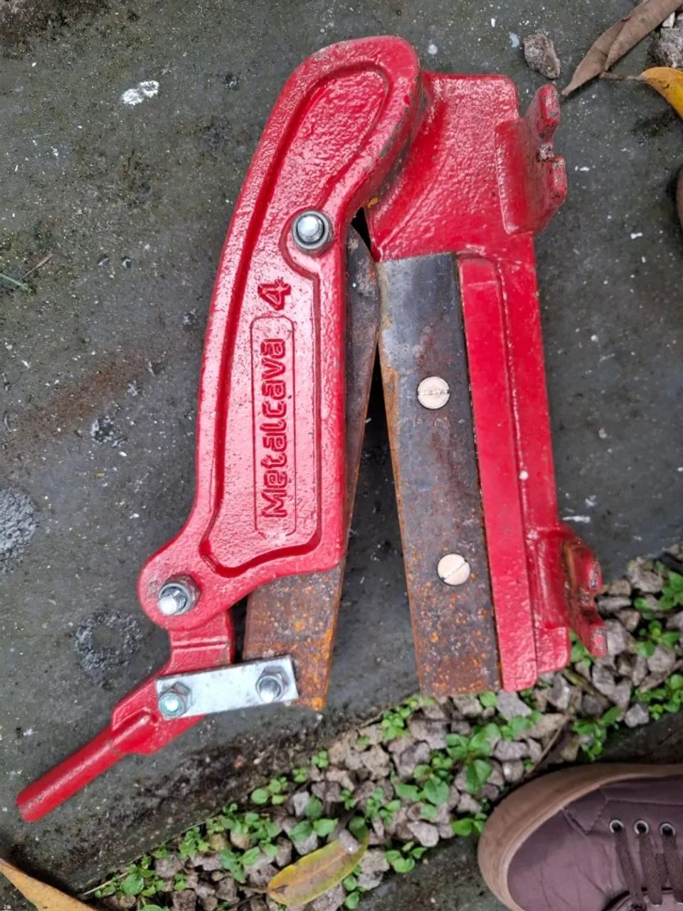 GUILHOTINA MANUAL DE CORTAR CHAPA