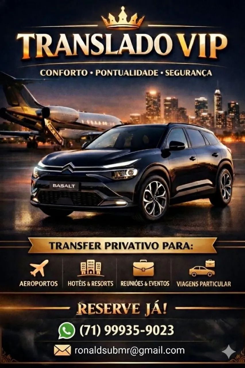 Motorista particular Viagem VIP