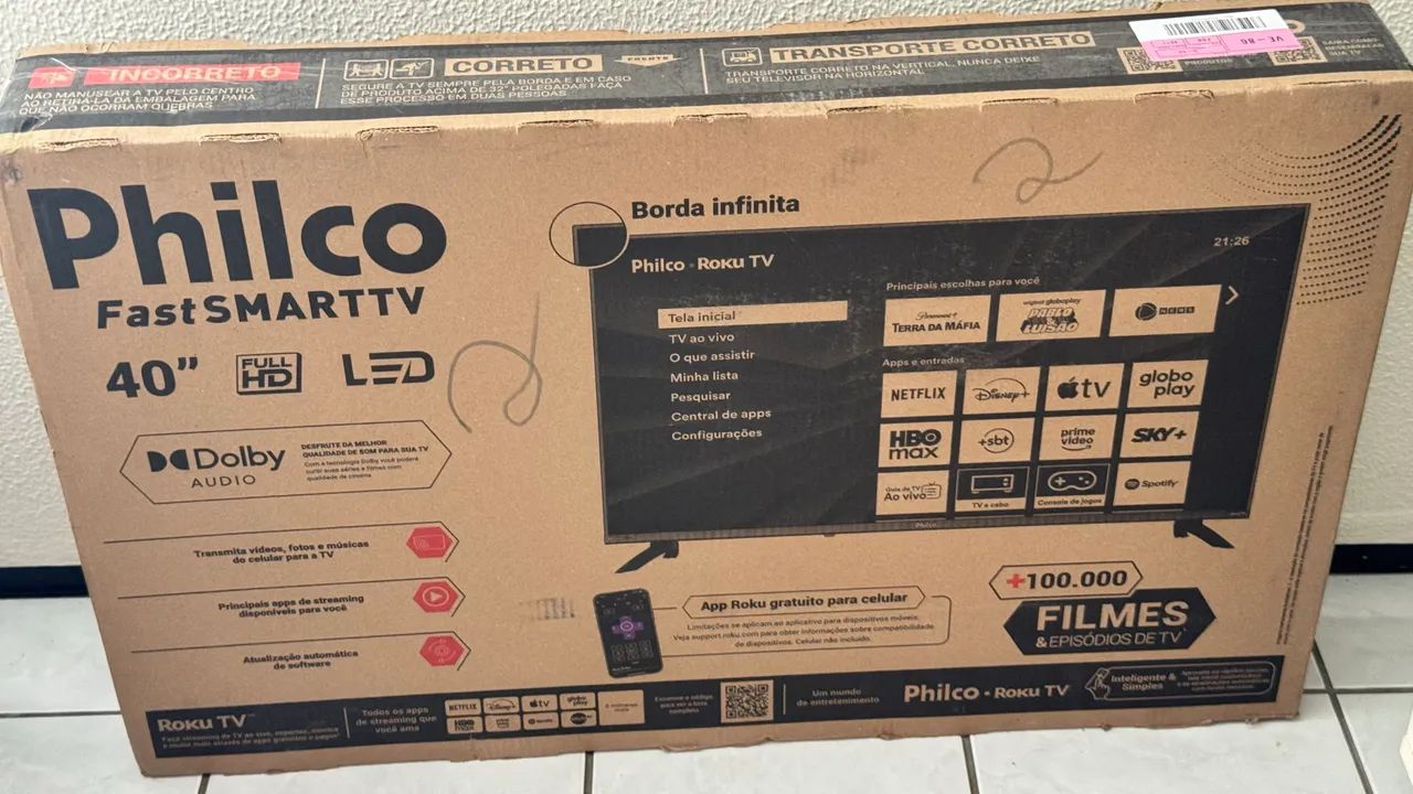 SMARTV PHILCO 40? NOVA