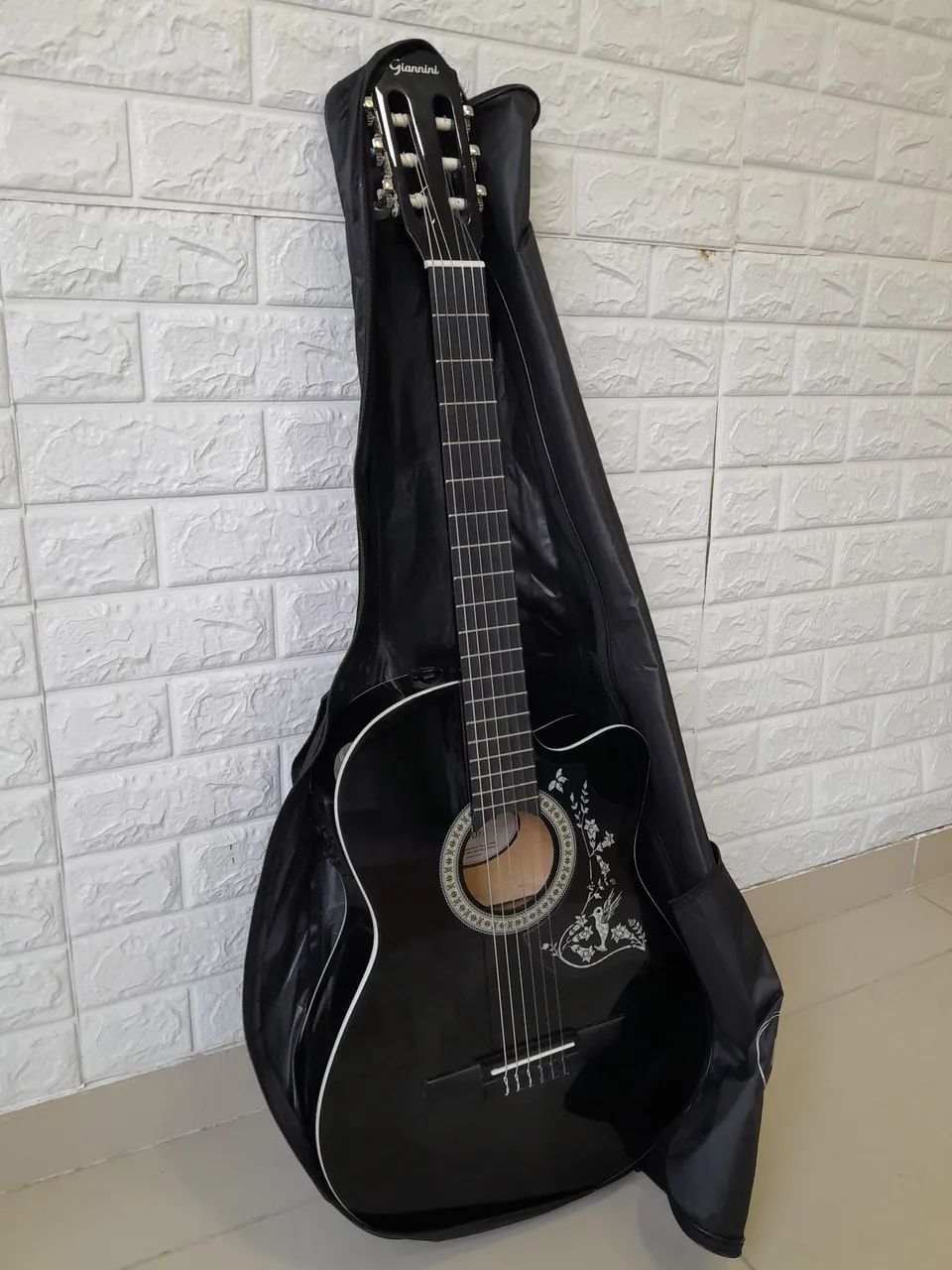 Violão Giannini Start Nf-14 Com Capa E Rastilho De Osso - Foto 2