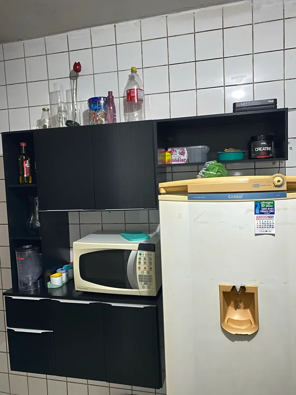 Armário com bancada 