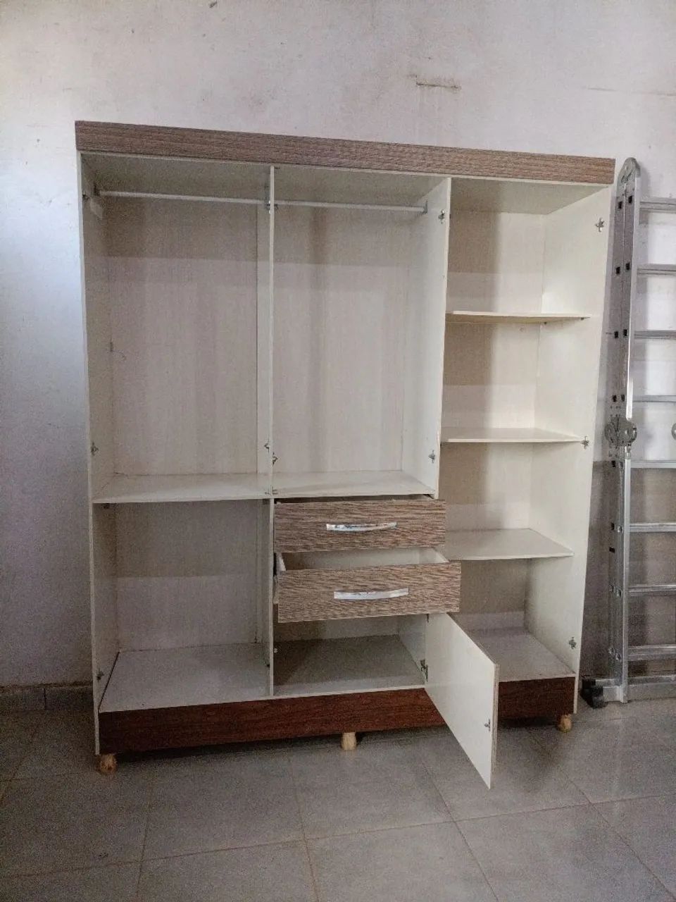 Guarda roupa usado ENTREGO E MONTO  - Foto 4