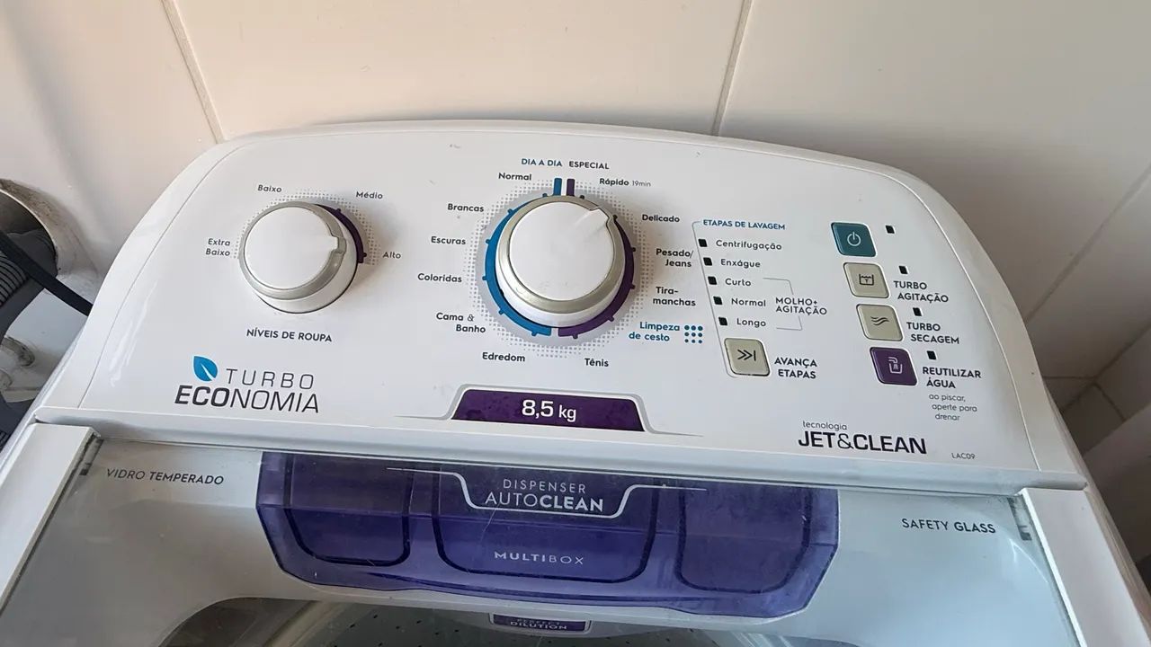 Máquina de lavar Electrolux 8,5kg  - Foto 3