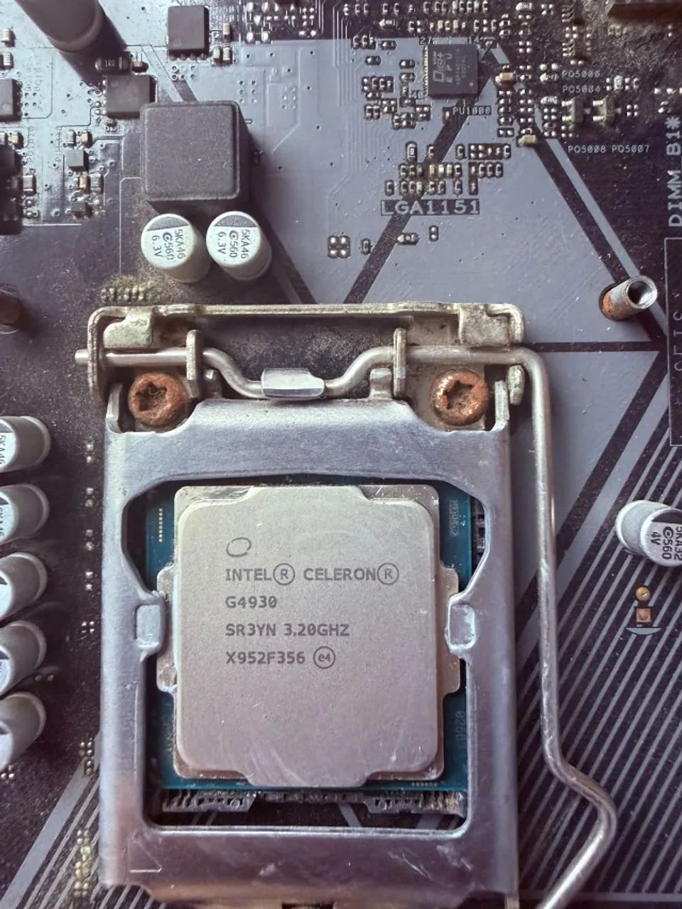 Kit placa mãe asus h310 + Processador Celeron G4930 + Cooler - Foto 3