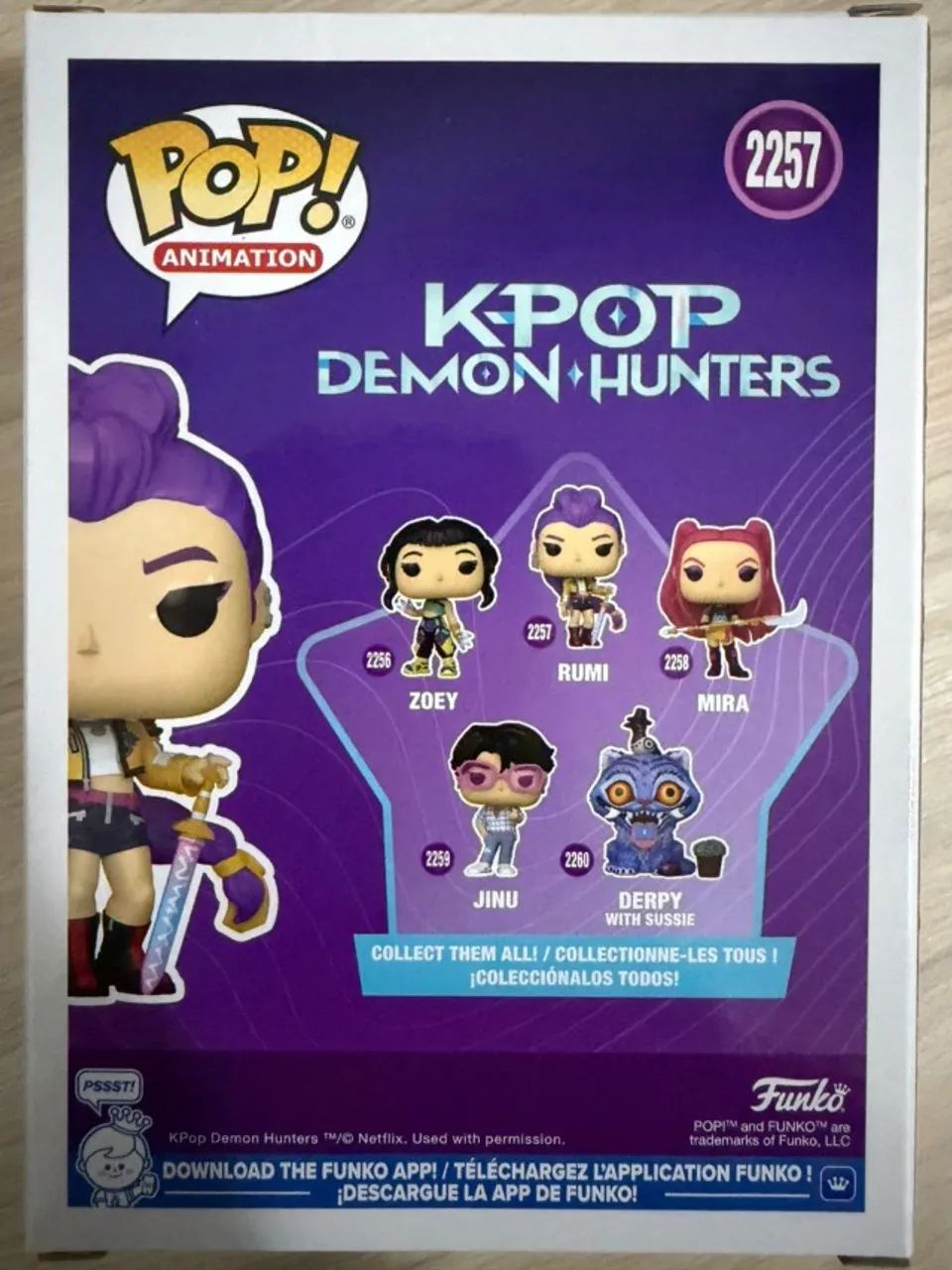 Funko Pop KPop Demon Hunters Rumi 2257 - Foto 3