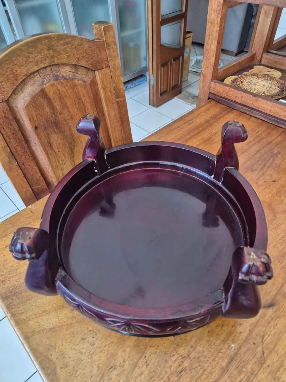 Mesa de chá tradicional coreana 33cm - Foto 2
