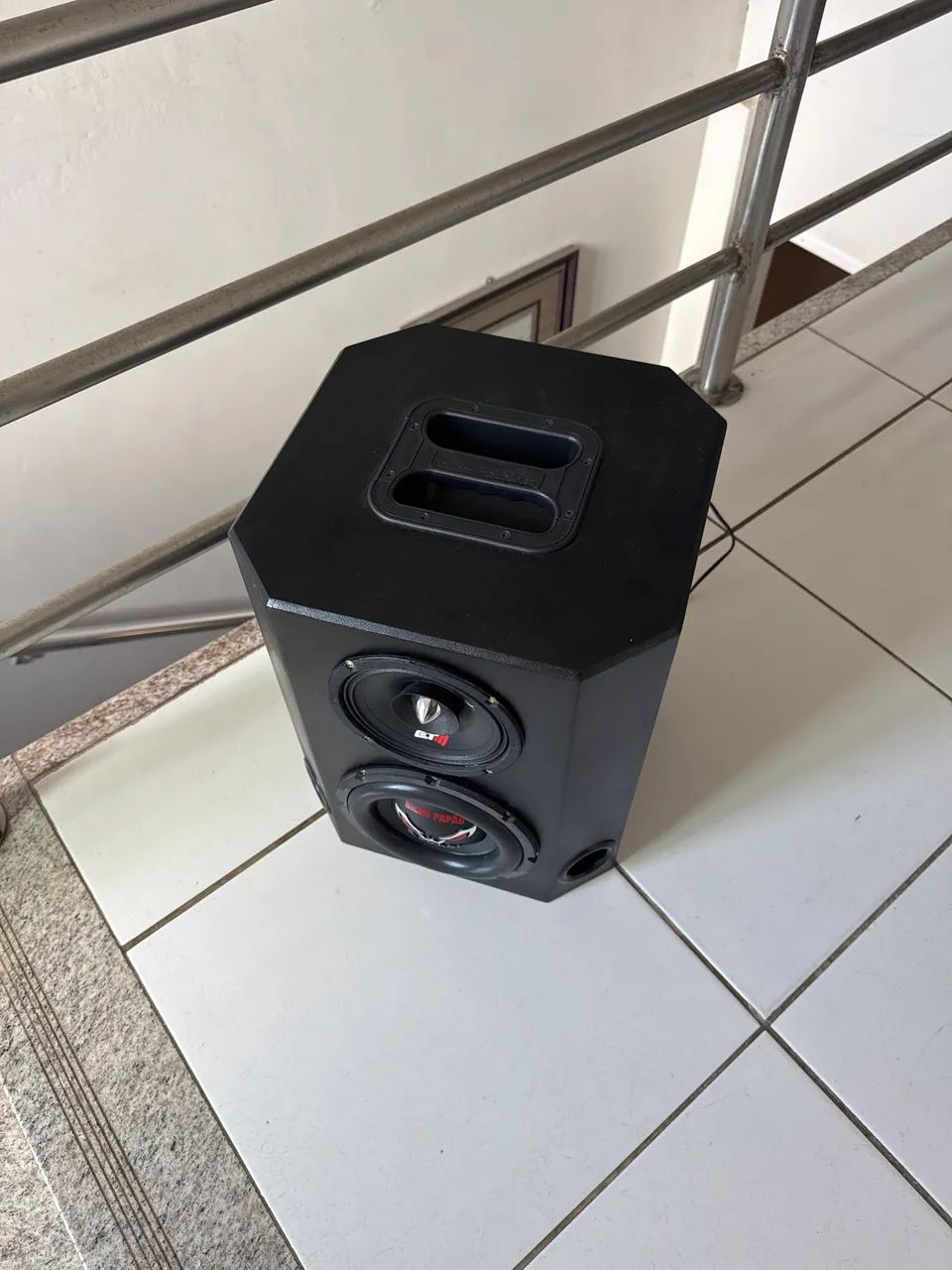 Caixa de Som Subwoofer 8 e Médio 6 BOB com bluetooth - Foto 3
