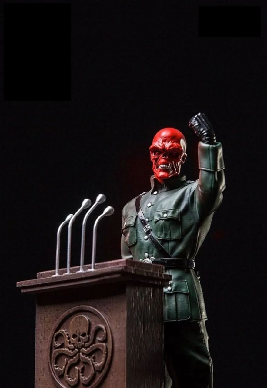 Caveira Vermelha - Red Skull - Marvel Comics - Exclusivo Ccxp 2017 Iron Studios - Foto 2