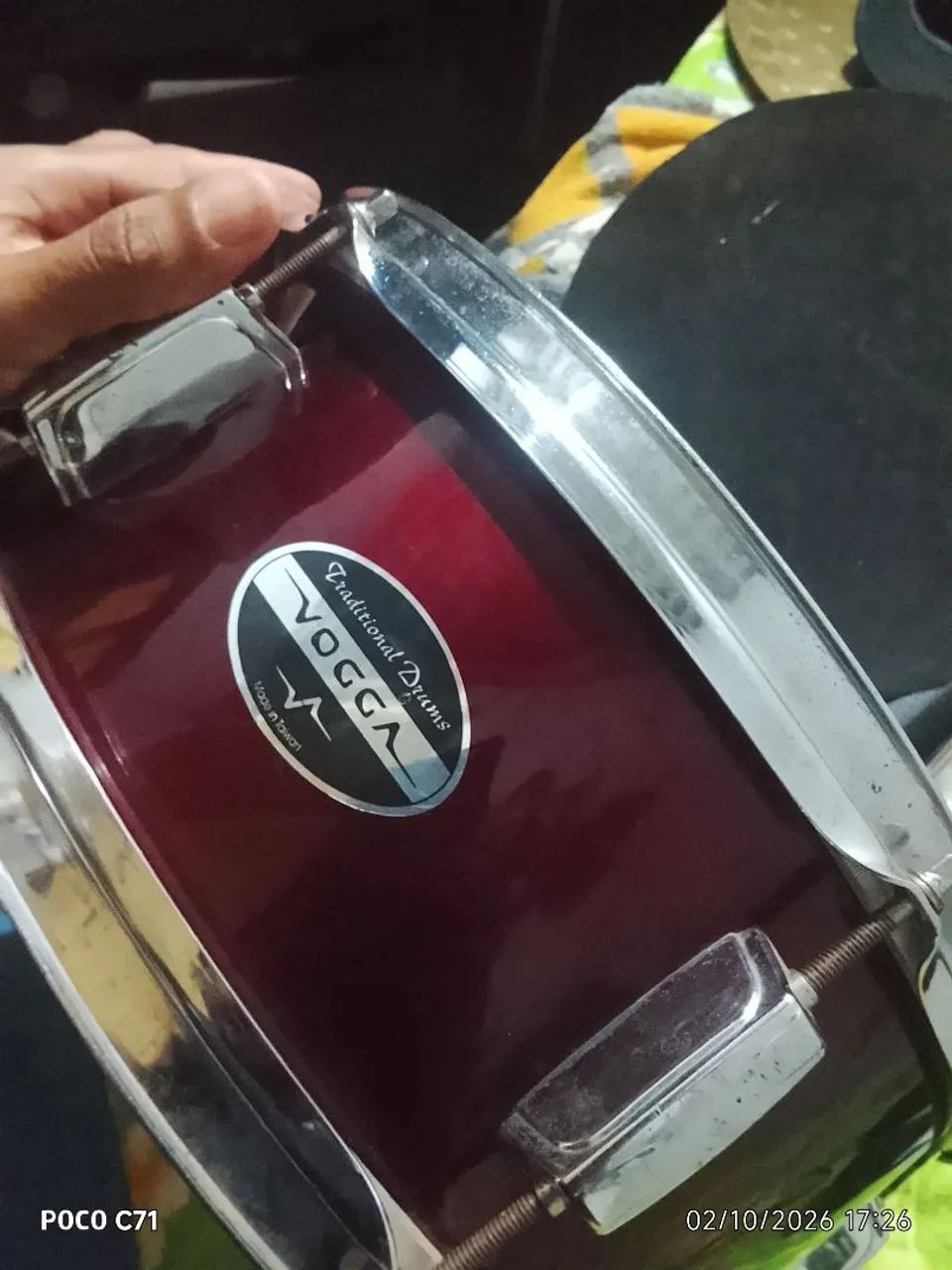 Caixa de bateria vogga 14 polegadas 