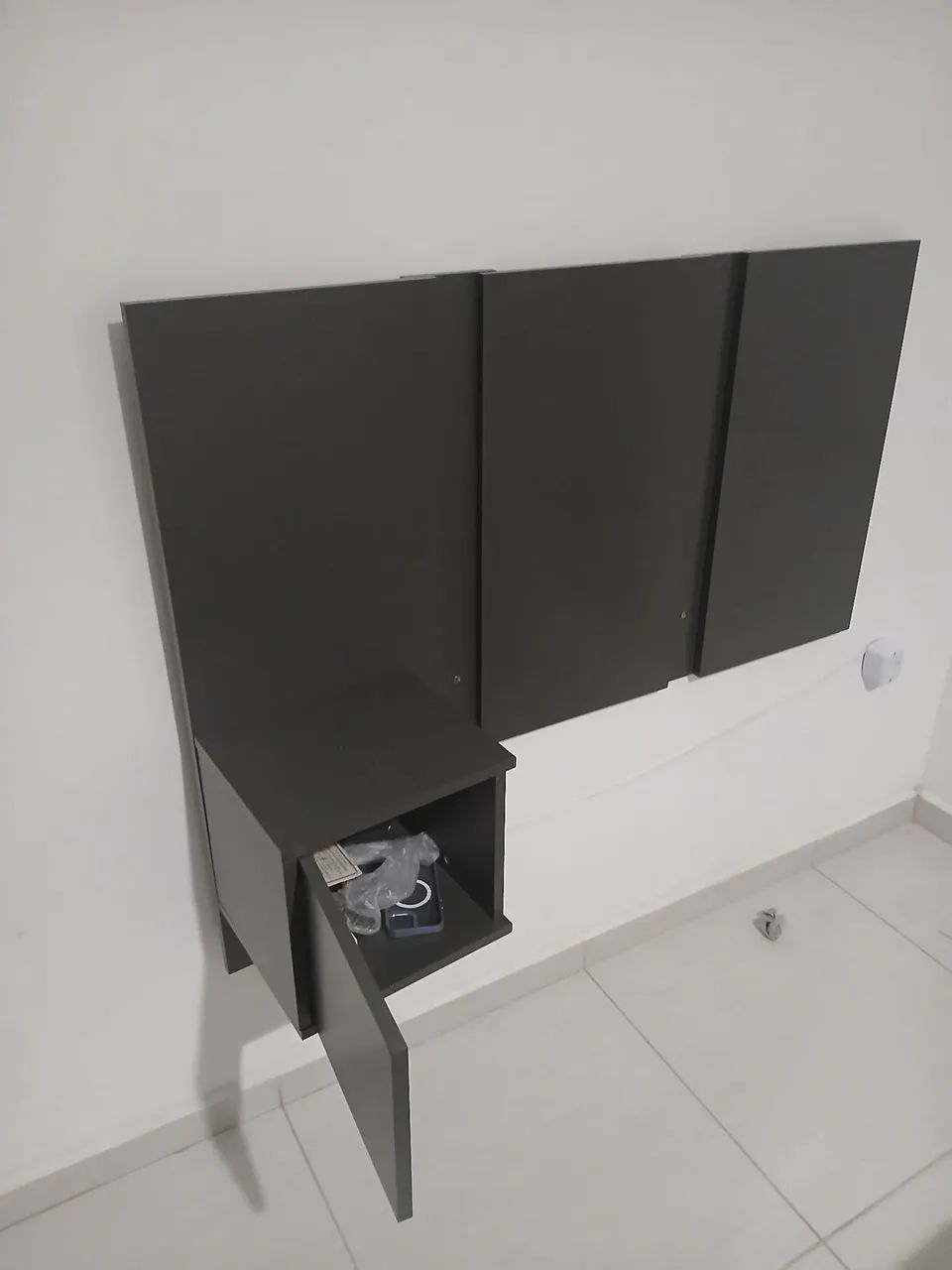 Cabeceira de cama de madeira - Foto 3