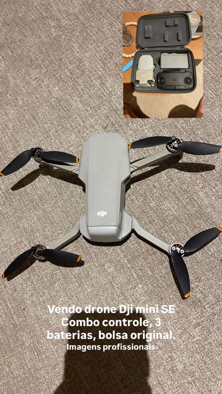 Drone DJI mini se combo controle + 3 baterias  - Foto 5