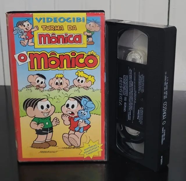 Fita VHS Videogibi Turma da Monica O Monico