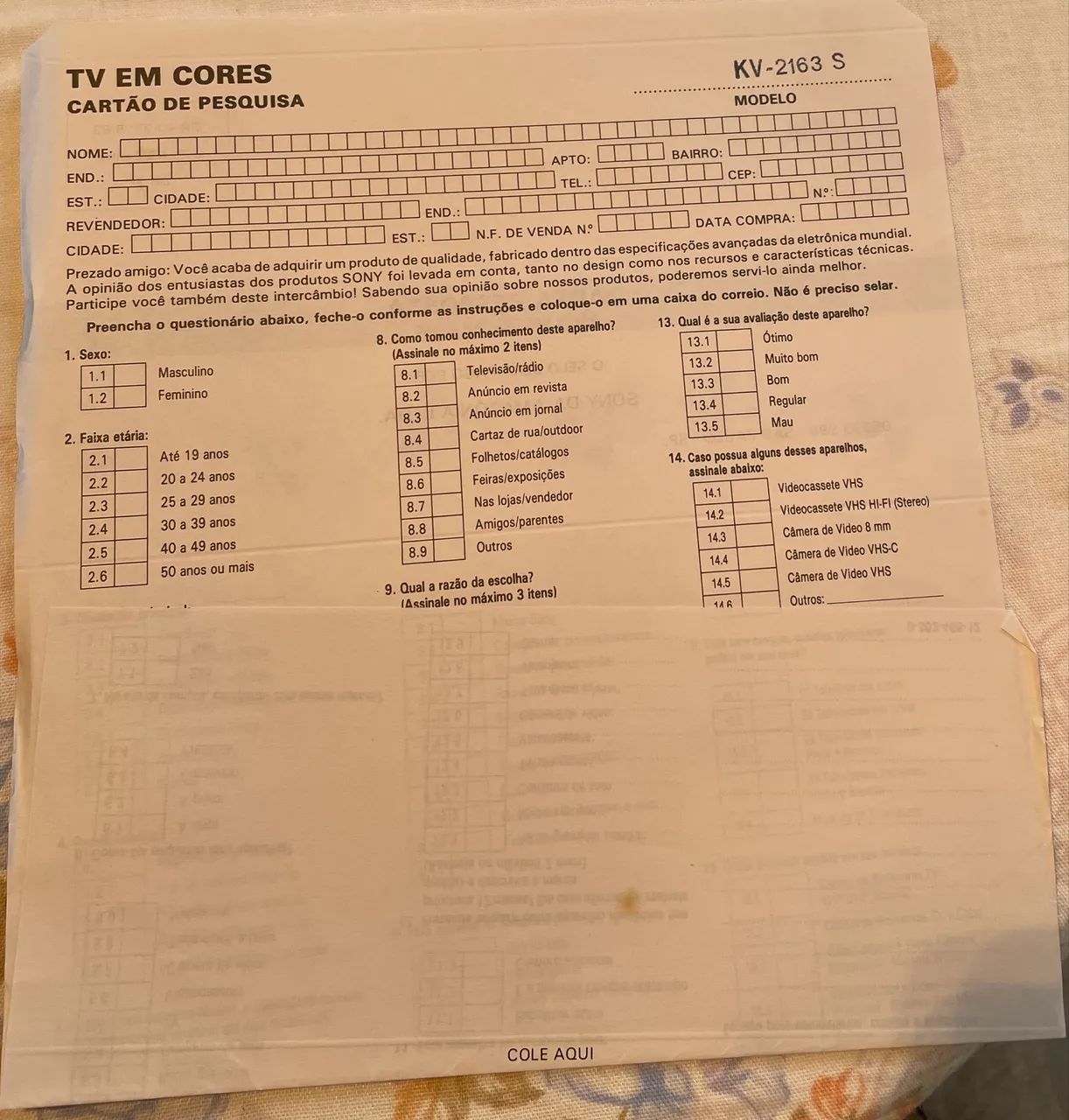 Manual de instruções Sony Trinitron TV em cores  - Foto 4