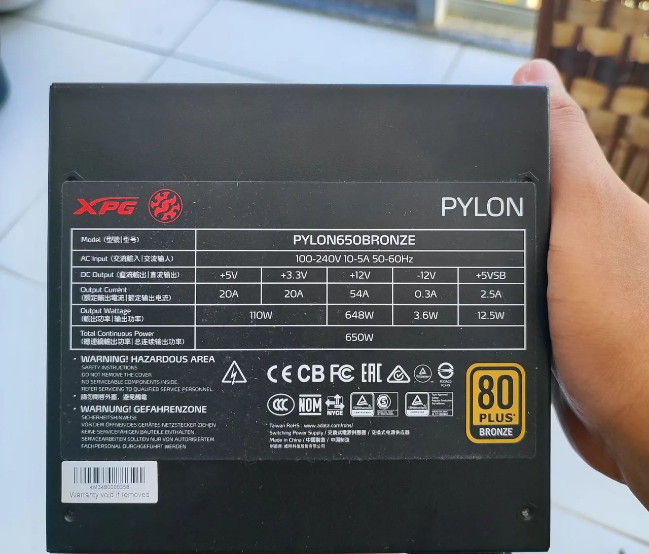 XPG PYLON 650W - Foto 4