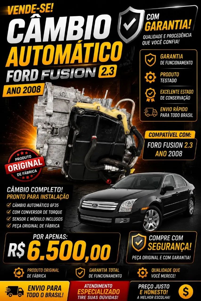 Cambio automático Ford fusion 2.3