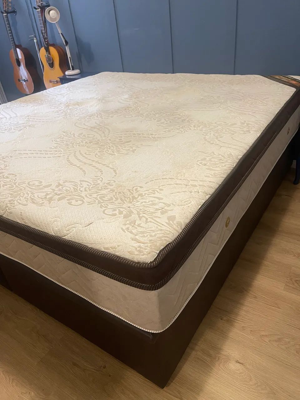Cama King Ortobom com Baú  - Foto 2
