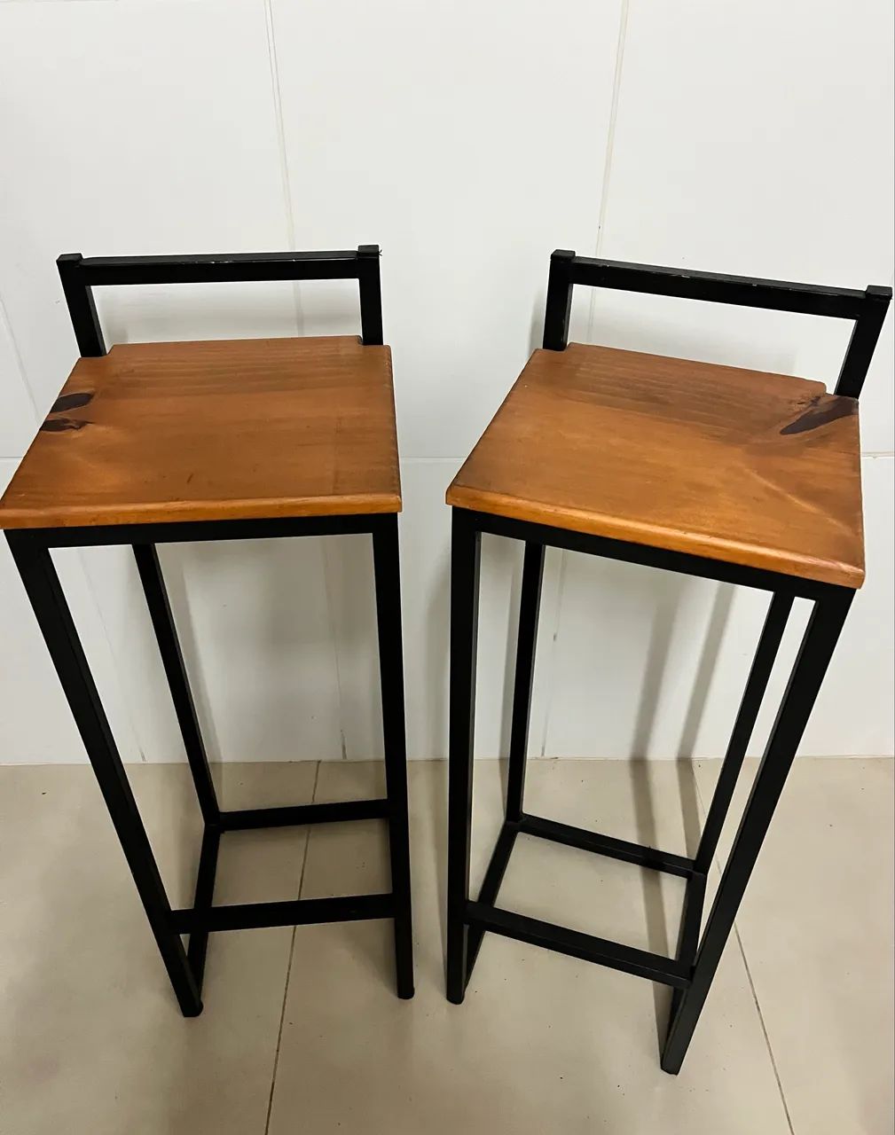 Banquetas estilo industrial (conjunto)