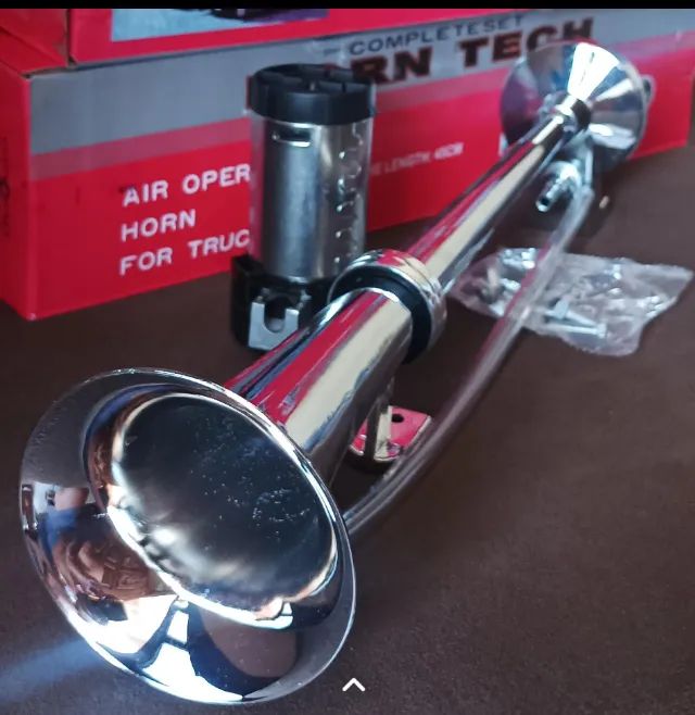 Buzina Corneta Potente compressor 12 volts
