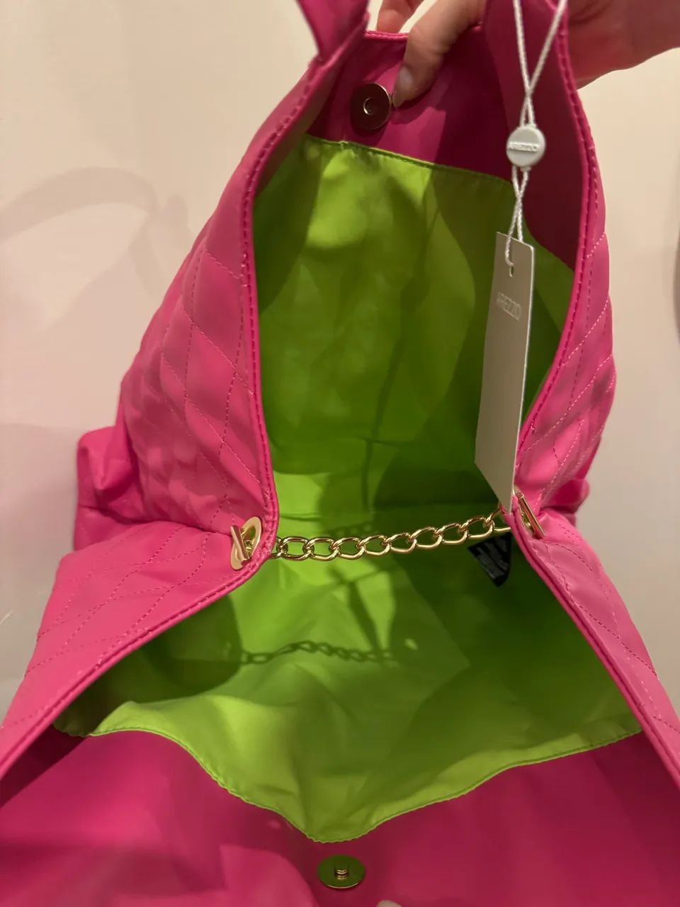Bolsa Arezzo Hobo Grande Rosa nova  - Foto 2