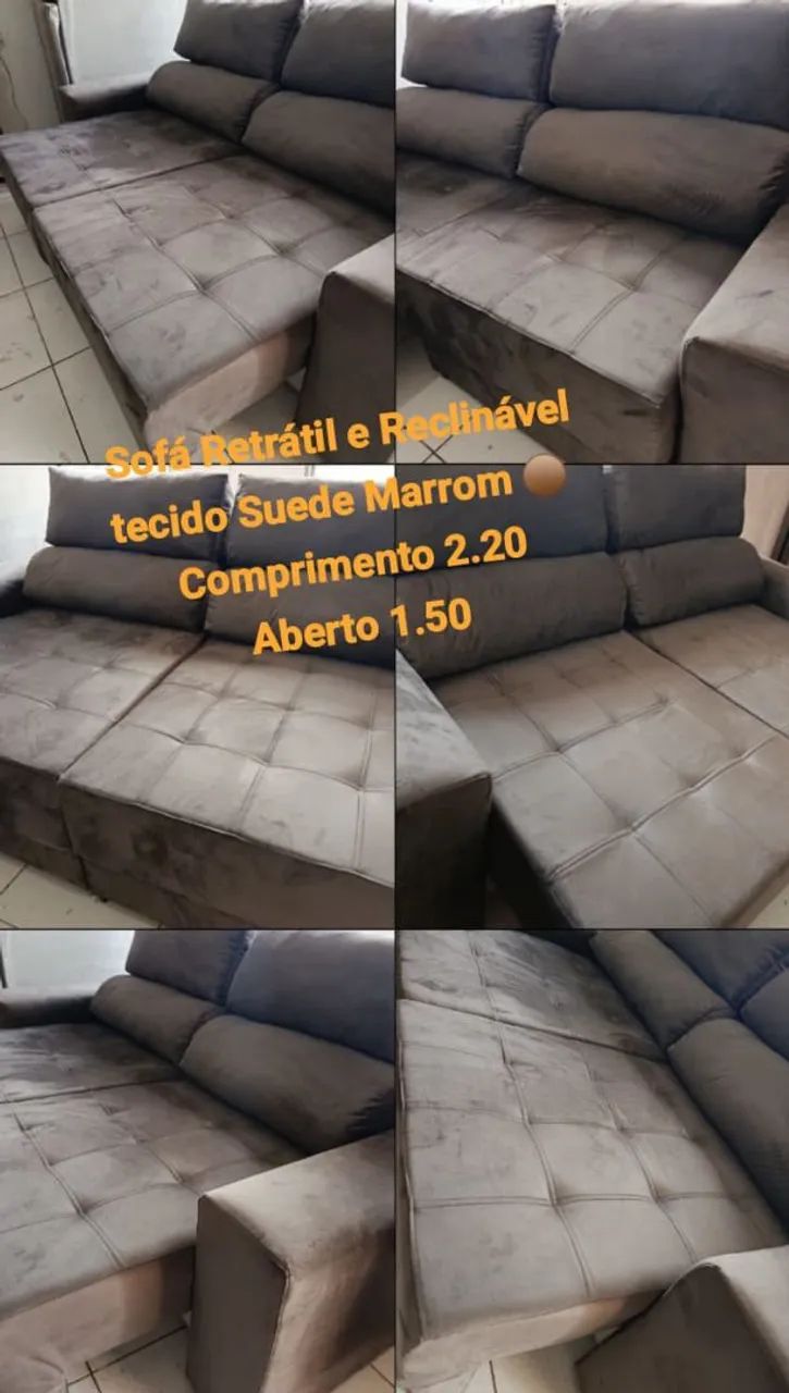 Vendo Sofás Retrátil e Reclinável  - Foto 2