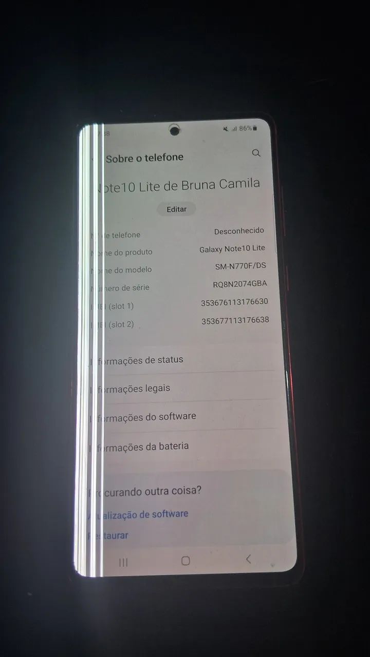 Celular galaxy note 10 lite - Foto 2