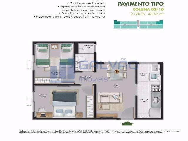 MR-2Q em Residêncial Centro da Serra, Financiamento MCMV e Entrada Super Facilitada!!! - Foto 18