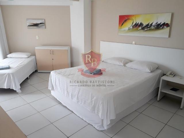 Flat mobiliado em Ponta Negra, lado sombra, linda vista - Foto 2