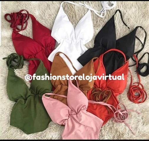Body multiformas tam único com bojo várias cores - Foto 5