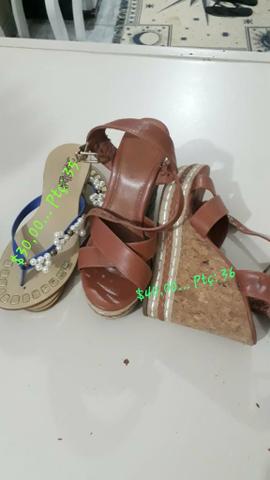 Sapatos em prefeito estado novos todos na caixa