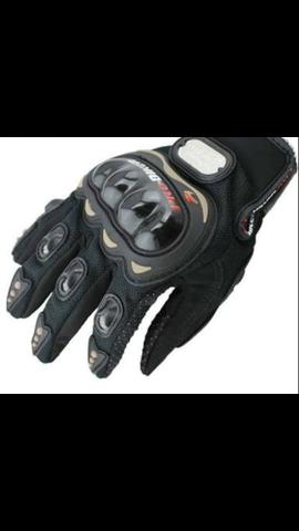 Luva para pilotagem de moto