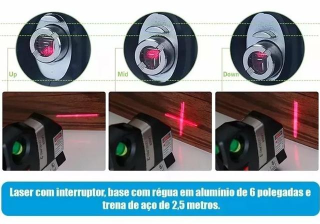 Nível Laser Profissional 3 Estágios de Nivel (Produto Novo) - Foto 3