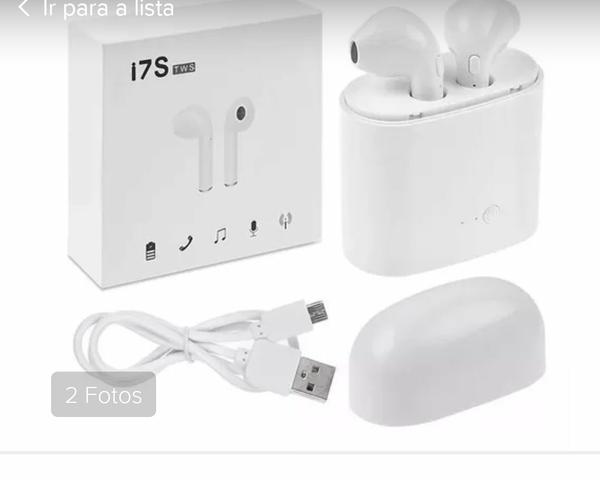 Fone de Ouvido sem Fio Bluetooth I7 Tsw