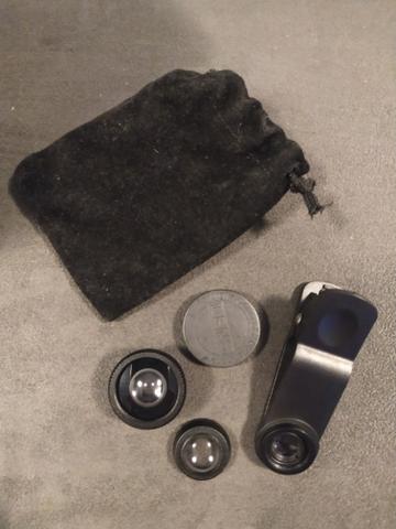 Kit lente câmera para celular
