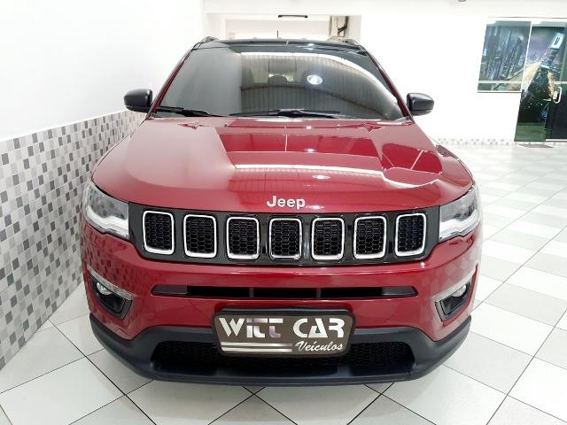 Jeep Compass Sport 2.0 16v Flex 2019 Vermelho Único Dono - Foto 3