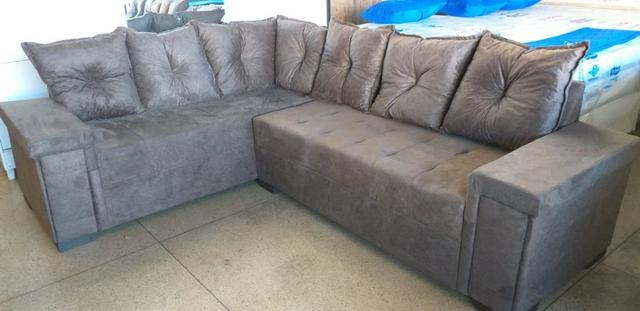 Sofa de canto super confortavel 2.60x2.00 apenas 799 a vista dinheiro - Foto 3