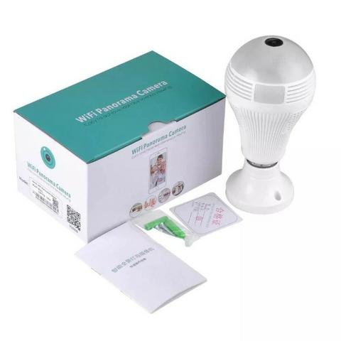 Lampada Wifi Infravermelho 360º Vr Cam (Aceito Cartão) - Foto 2