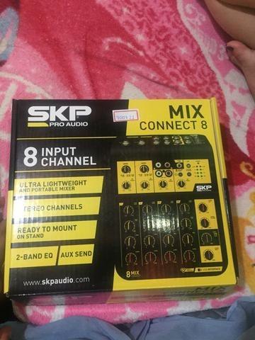 Mesa de Som Skp Connect 8 Canais de Entrada Mix ( Nova - Parcelo no catão)