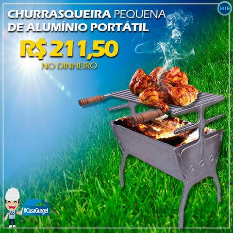 Churrasqueira de alumínio