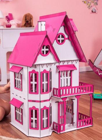 Casinha de Bonecas Escala Polly Modelo Mirian Sonhos - Darama - Nova