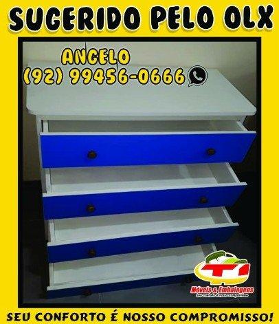 Cômoda 4gavetas diversas formas