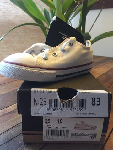 Tênis all star chuck taylor tamanho 25 - Foto 4