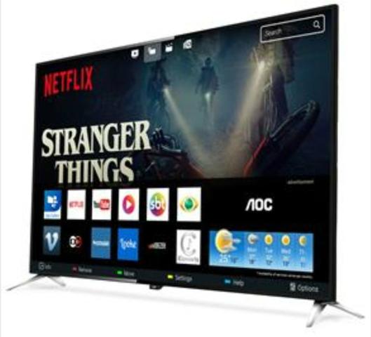 Smart tv 43" perfeito estado