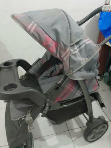 Berço carrinho bebe conforto e bolsa de maternidade - Foto 2