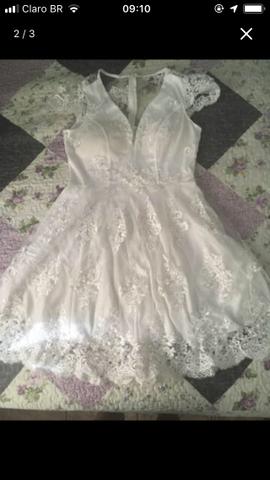 Vestido branco curto - Foto 3