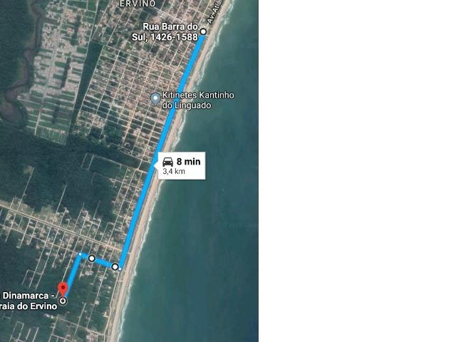 Lote no Ervino de esquina - 450m do Mar-Luzemar